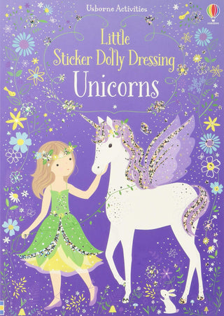 Little Sticker Dolly Dressing - Unicorns-books-Simply Blessed Children's Boutique