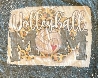 Bleached Volleyball Mom Shirt