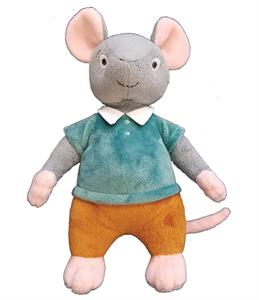 Where Happiness Lives Mouse Plush-books-Simply Blessed Children's Boutique