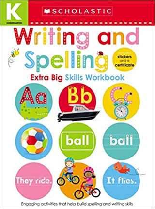 Writing and Spelling Kindergarten Workbook: Scholastic Early Learners (Extra Big Skills Workbook)-Simply Blessed Children's Boutique